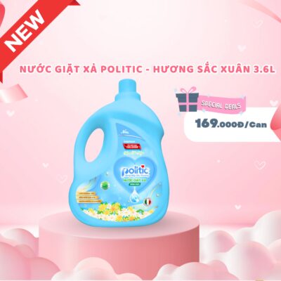 Nước giặt xả POLITIC - Hương Thiên Thần 3.6kg