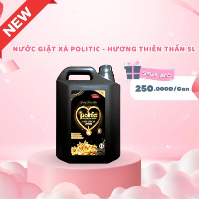 Nước giặt xả POLITIC - Hương Thiên Thần 3.6kg