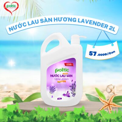 Nước rửa chén POLITIC Hương Sả Chanh 2kg